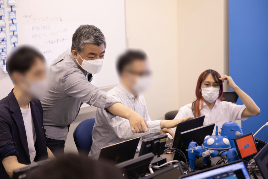 LiveShell W体験会での説明の様子